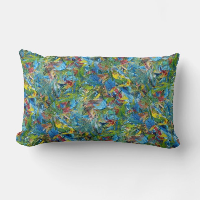 Brush Strokes pillow (Front)