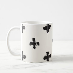 Brush Strokes Vintage Seamless Pattern Coffee Mug