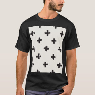 Brush Strokes Vintage Seamless Pattern T-Shirt