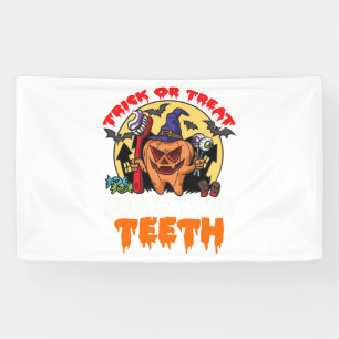 Brush Your Teeth Funny Dental Hygienist Pun Banner