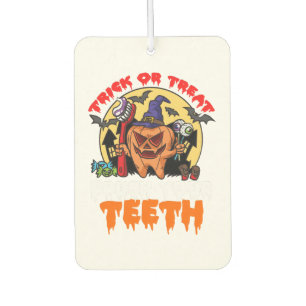 Brush Your Teeth Funny Dental Hygienist Pun Car Air Freshener