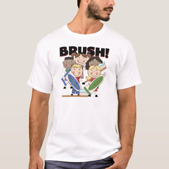 Brush Your Teeth T-shirts and Gifts (Front)