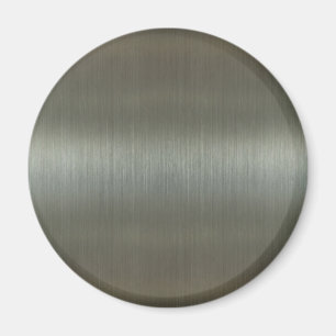 Brushed Aluminium Magnet