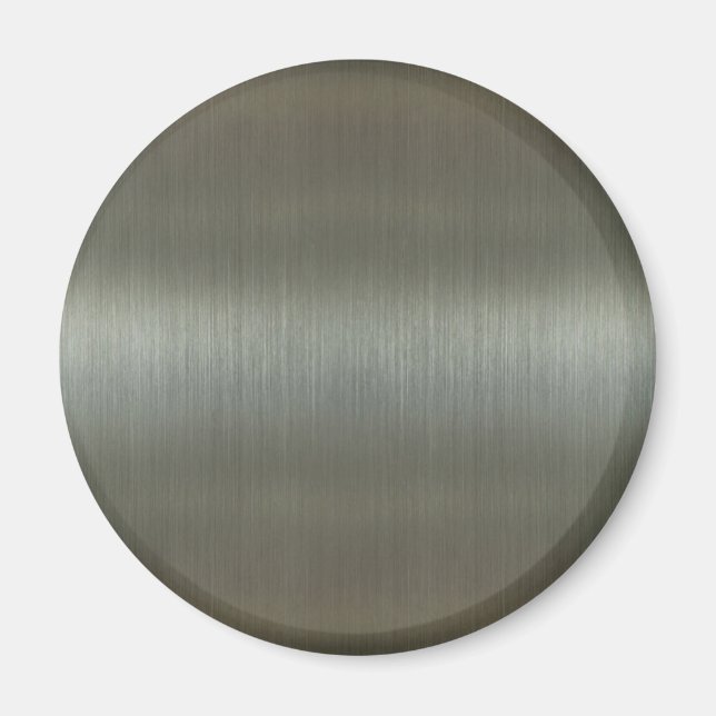 Brushed Aluminium Magnet (Front)