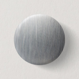 Brushed Aluminium Metal 3 Cm Round Badge