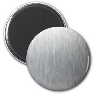 Brushed Aluminium Metal Magnet