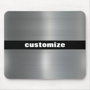 Brushed Aluminium Mouse Pad