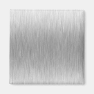 Brushed Aluminium Stainless Steel Textured Magnet