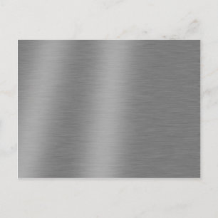 Brushed Aluminium Texture Postcard
