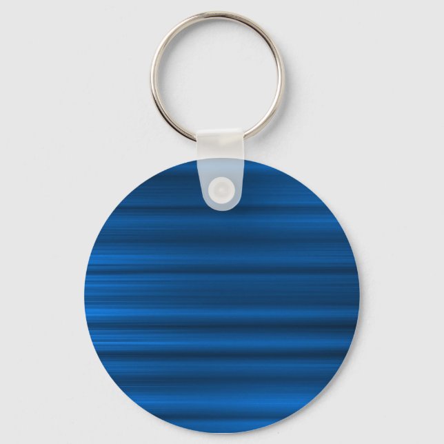 Brushed Blue Key Ring (Front)