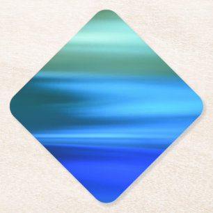 Brushed Blues Paper Coaster