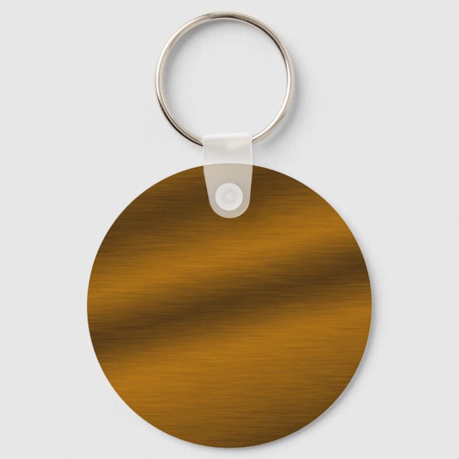 Brushed Bronze Background Key Ring (Front)