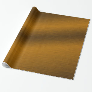 Brushed Bronze Background Wrapping Paper