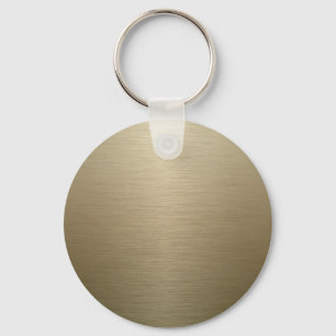 Brushed Bronze Key Ring