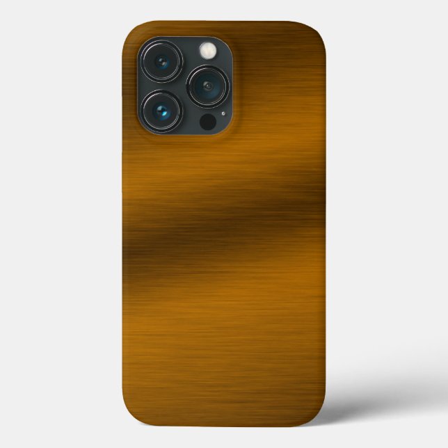 Brushed Bronze Look Artwork Case-Mate iPhone Case (Back)