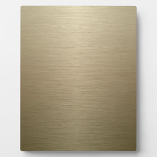 Brushed Bronze Plaque
