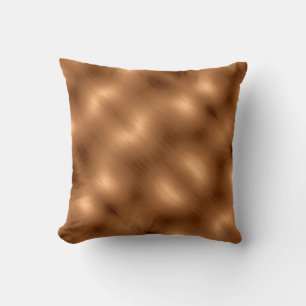 Brushed Copper Look Cushion