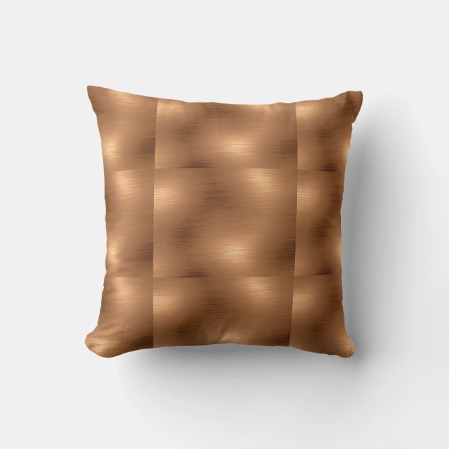 Brushed Copper Look Outdoor Cushion (Front)