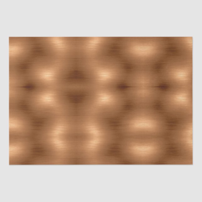 Brushed Copper Look Tissue Paper (Front)