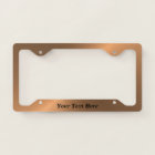 Brushed Copper metal Look Metallic Text