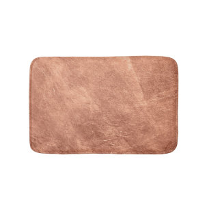 Brushed copper surface, metallic texture. bath mat