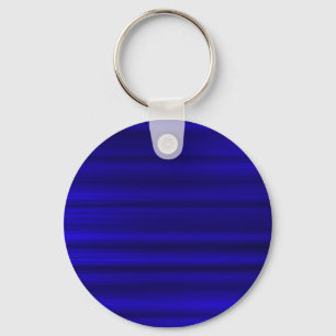 Brushed Deep Blue Key Ring