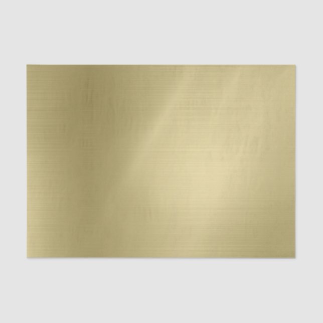 Brushed Deep Gold Tissue Paper (Front)