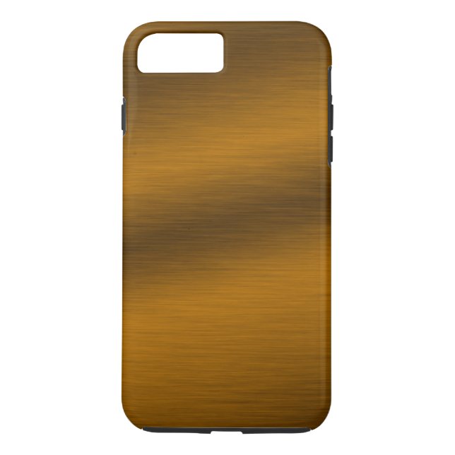 Brushed Faux Bronze Background Case-Mate iPhone Case (Back)