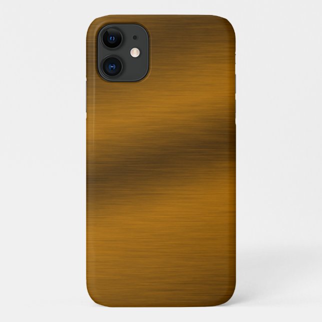 Brushed Faux Bronze Background Case-Mate iPhone Case (Back)