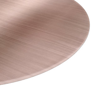 Brushed Faux Rose Gold Metallic Cutting Board