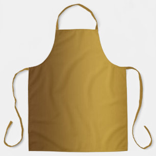 Brushed gold color apron
