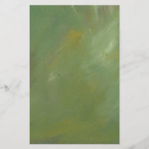 Brushed Green Faux Finish Stationery