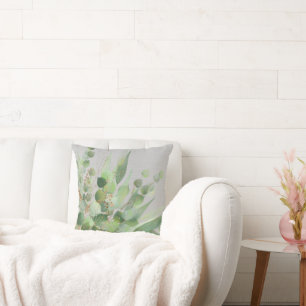 BRUSHED GREY EUCALYPTUS PILLOW