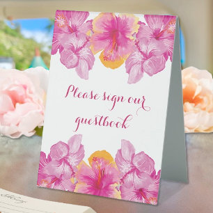 Brushed Hibiscus Floral Wedding