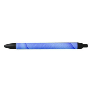Brushed Lavender to Violet Contour Design Black Ink Pen