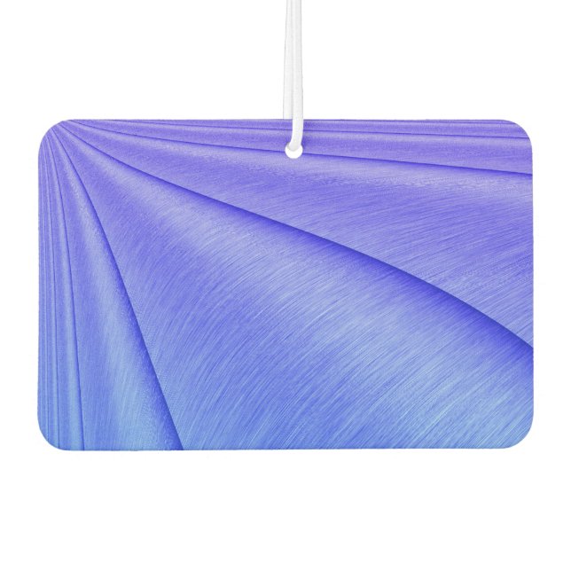 Brushed Lavender to Violet Contour Design Car Air Freshener (Front)
