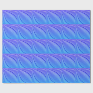 Brushed Lavender to Violet Contour Design Wrapping Paper