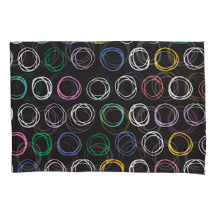 Brushed Lines: Hand Drawn Seamless Design Pillowcase