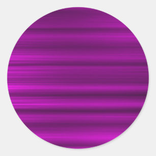 Brushed Magenta Purple Classic Round Sticker