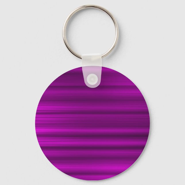Brushed Magenta Purple Key Ring (Front)