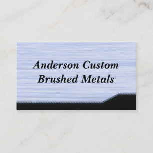 Brushed Metal Business Card