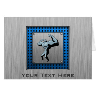 Brushed metal look Bodybuilder