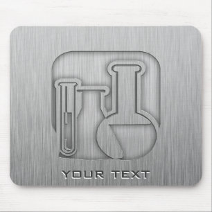 Brushed Metal-look Chemistry Mouse Pad