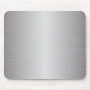 brushed metal mouse pad