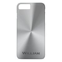 Brushed metal personalised name