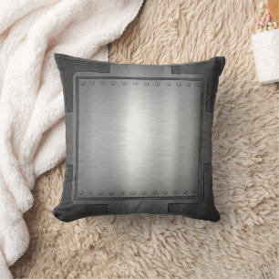 Brushed Metal Pillow