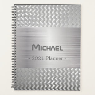 Brushed Metal Planner