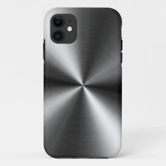 Brushed Metal Swirls iPhone 11 Case
