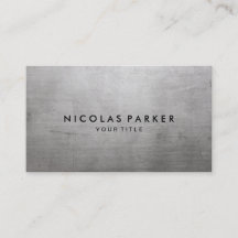 Brushed Metal Texture Business Card Light Colour