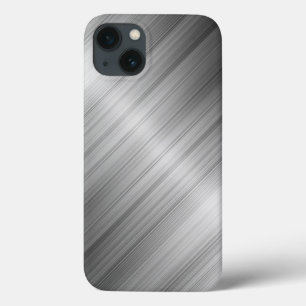 Brushed Metal Texture iPhone 13 Case